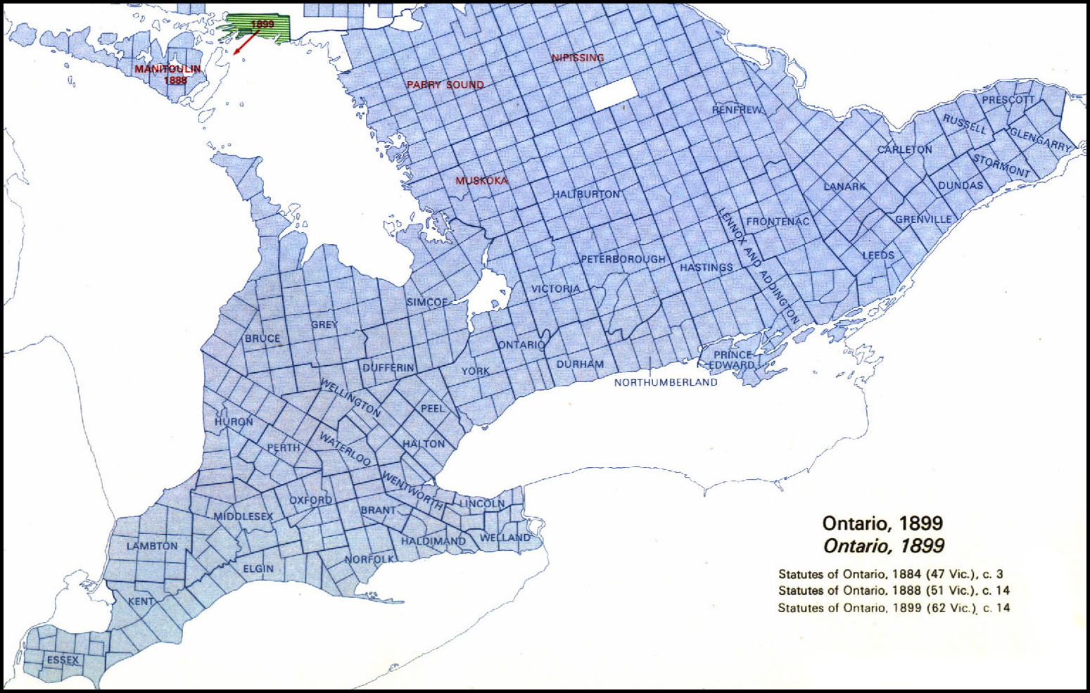 Ontario counties 1899